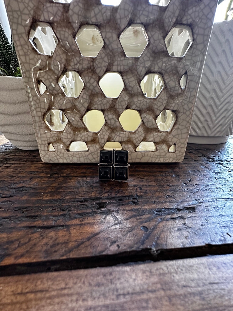 4-Stone Square Ring