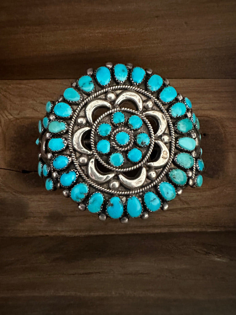 Vintage Zuni Cluster Bracelet
