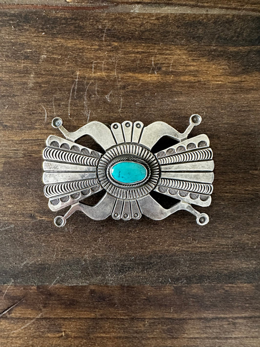 MC Vintage Sandcast Belt Buckle