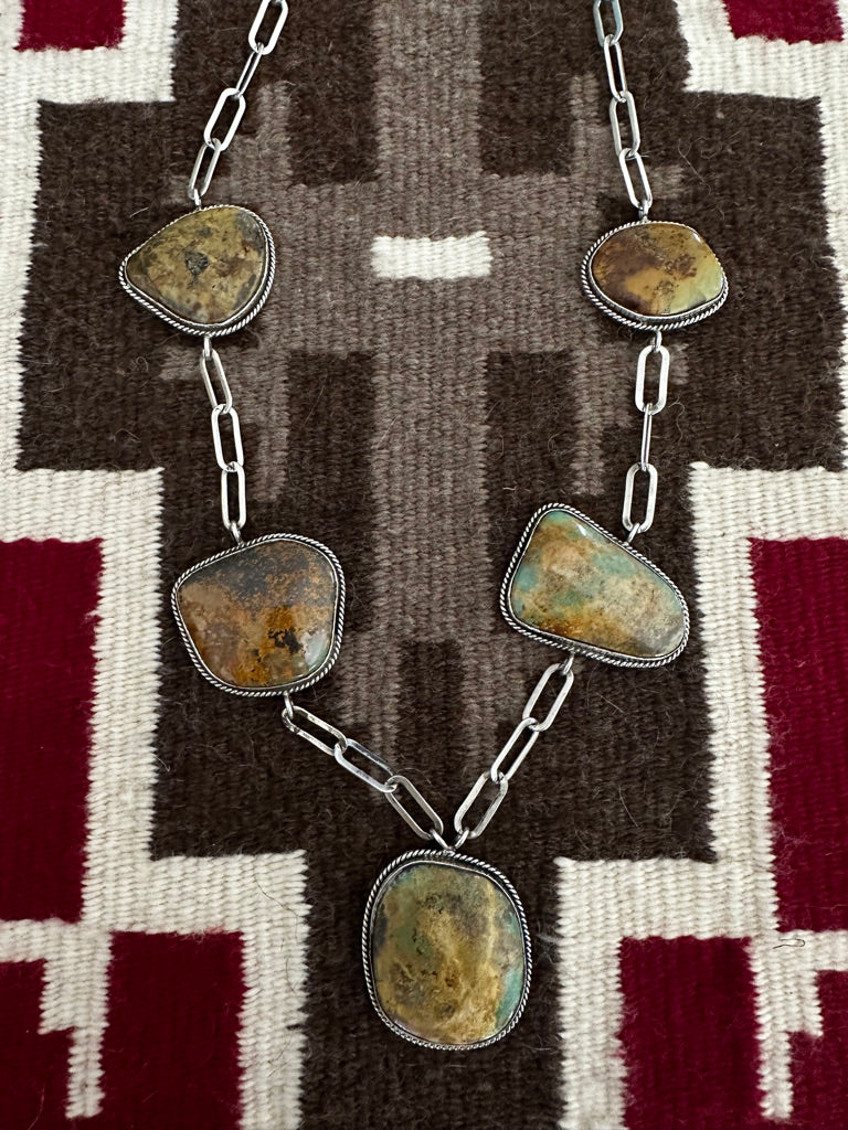 5-Stone Royston Necklace by Robin Tsosie