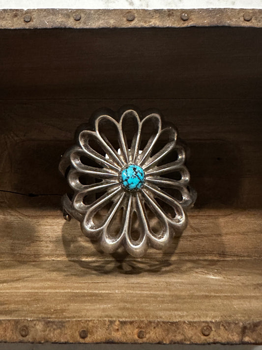 Vintage Sandcast Bisbee Stone Bracelet