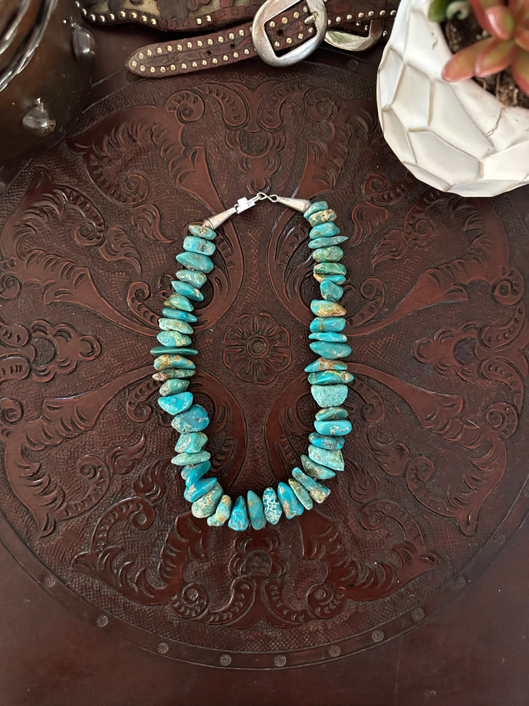 Vintage Cerrillos Chunk Necklace