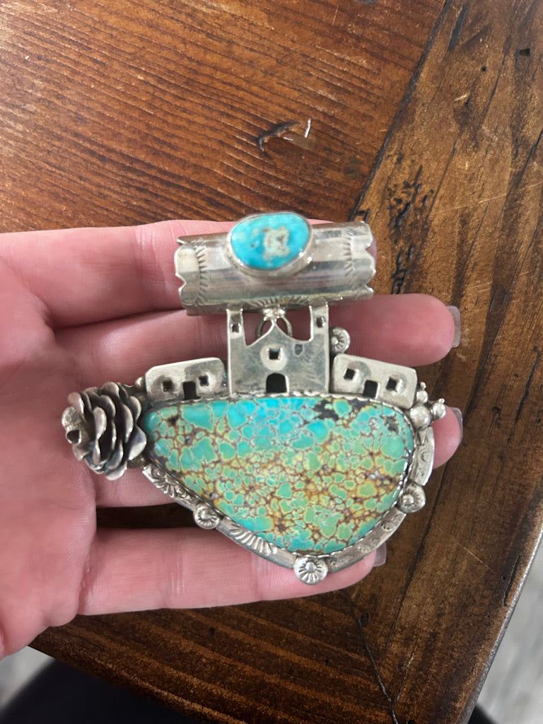 Mission Church Blackjack Pendant