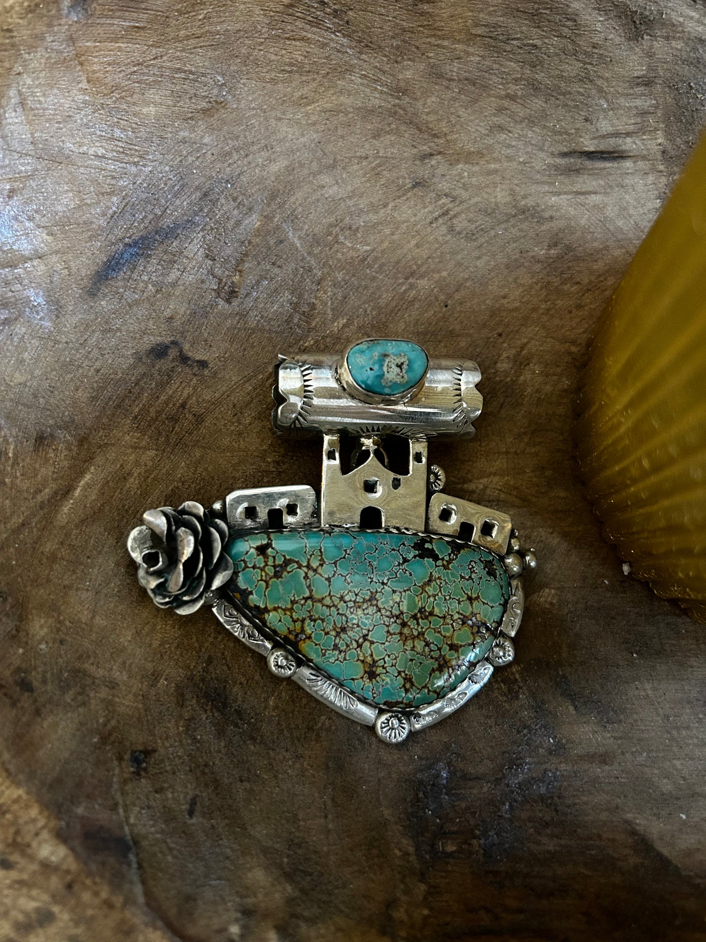 Mission Church Blackjack Pendant