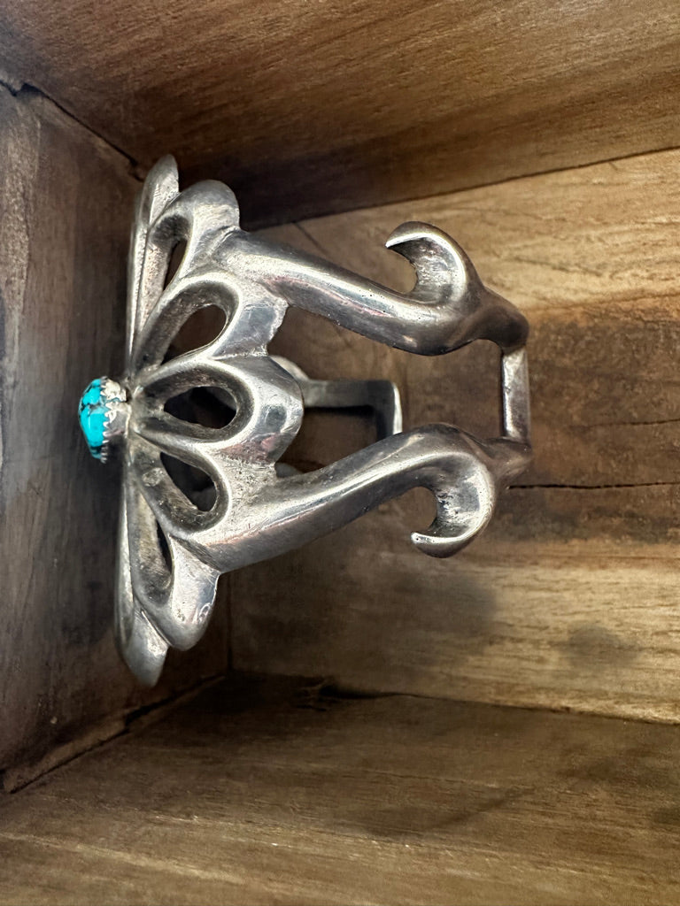 Vintage Sandcast Bisbee Stone Bracelet