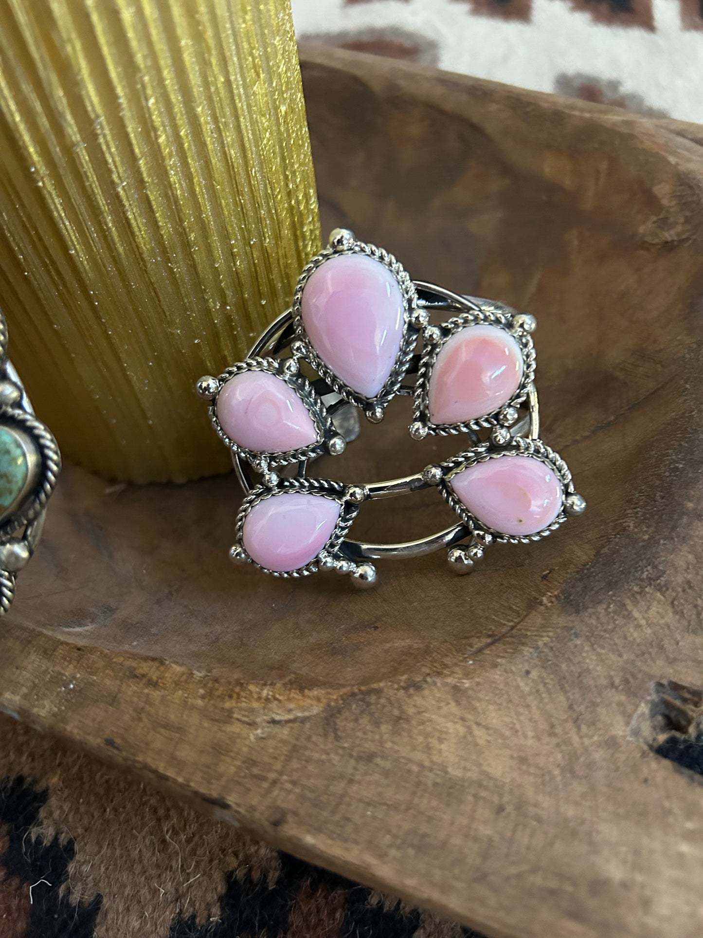 Pink Conch Adam Fierro Cuff