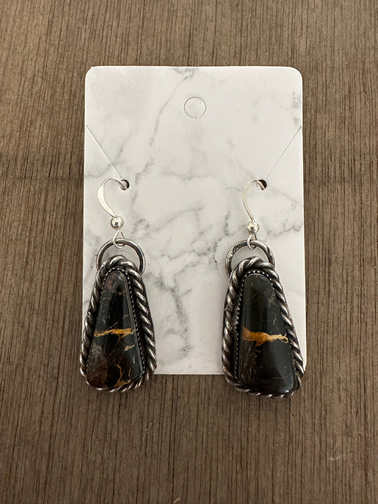 Bumblebee Jasper Earrings