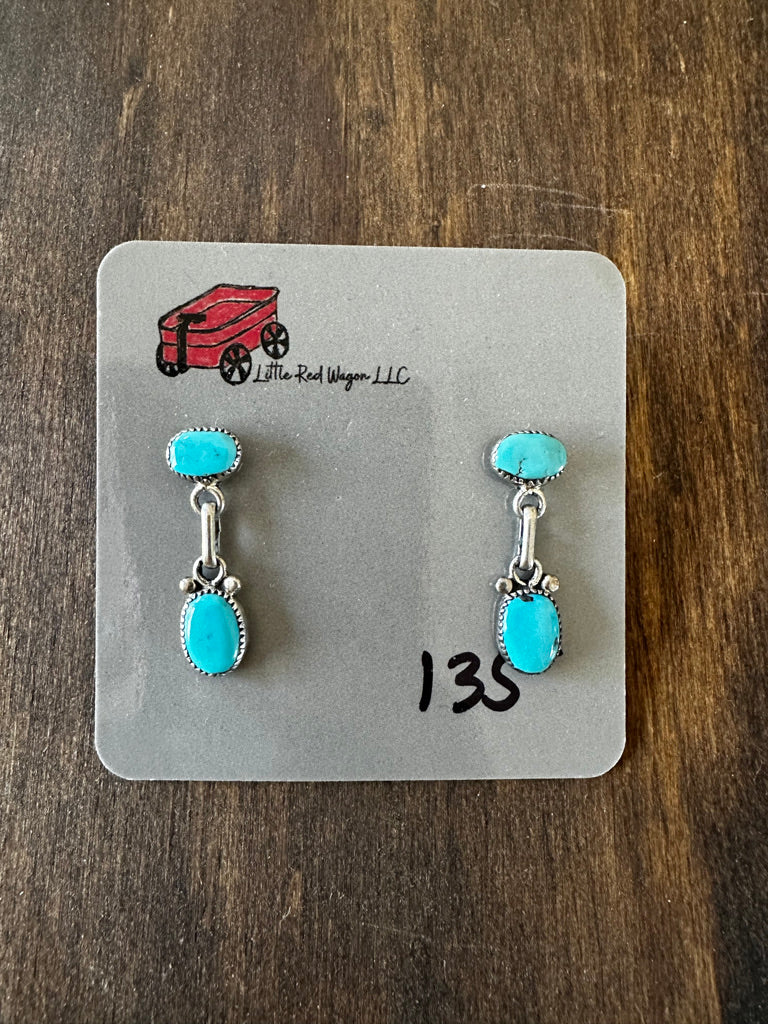 2 Stone Post EArrings