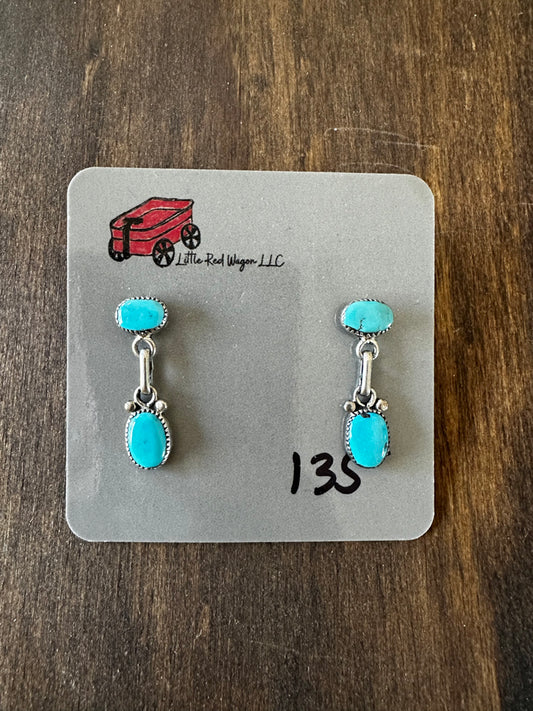 2 Stone Post EArrings