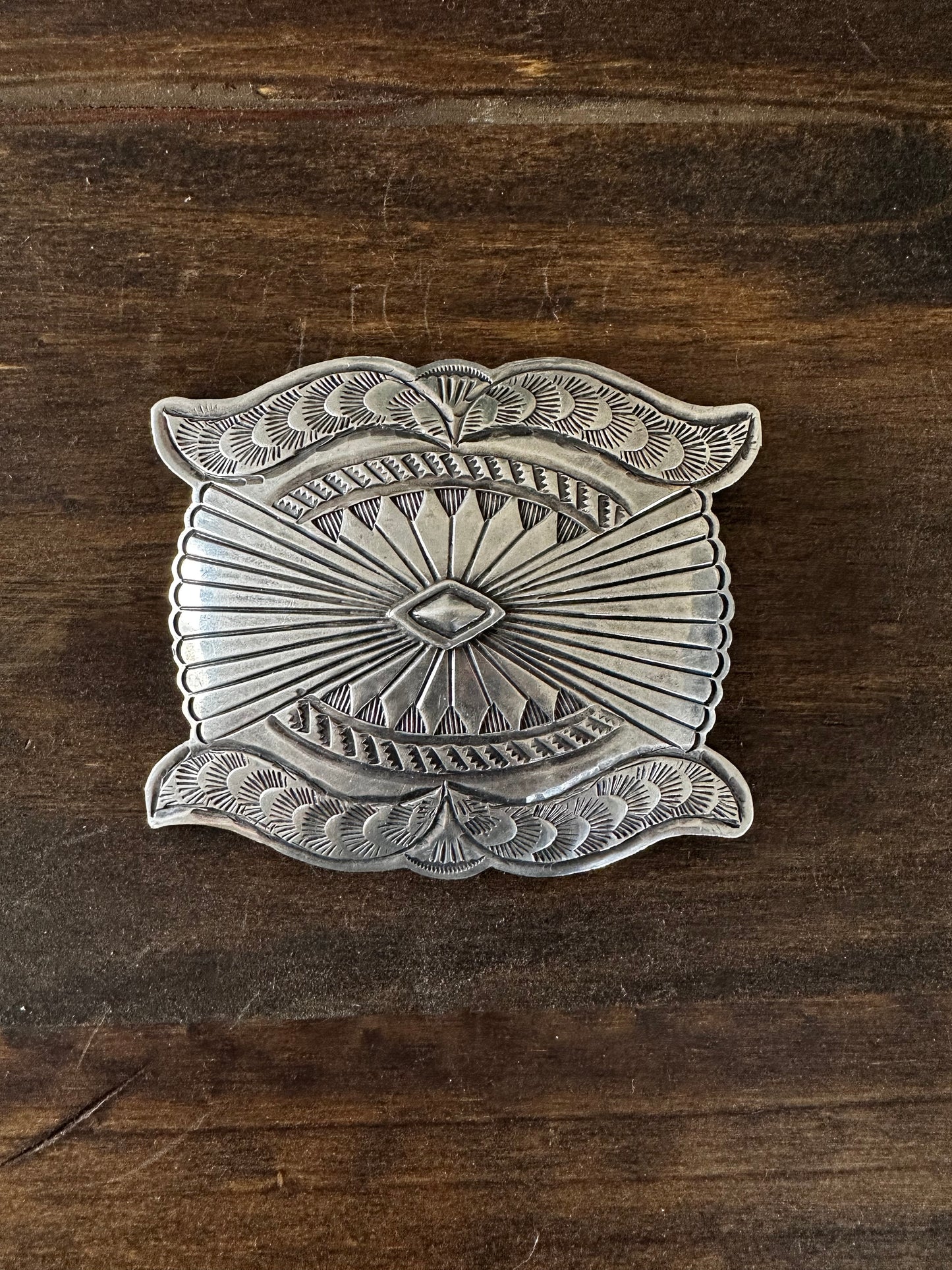Silver Belt Buckle