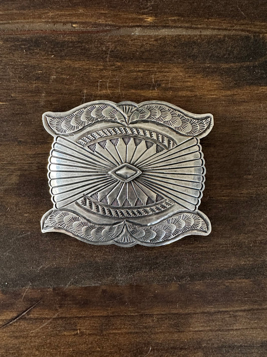 Silver Belt Buckle
