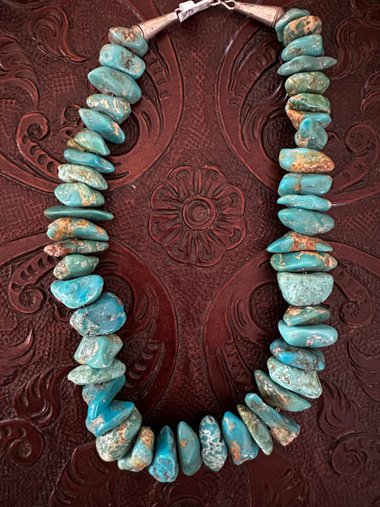 Vintage Cerrillos Chunk Necklace