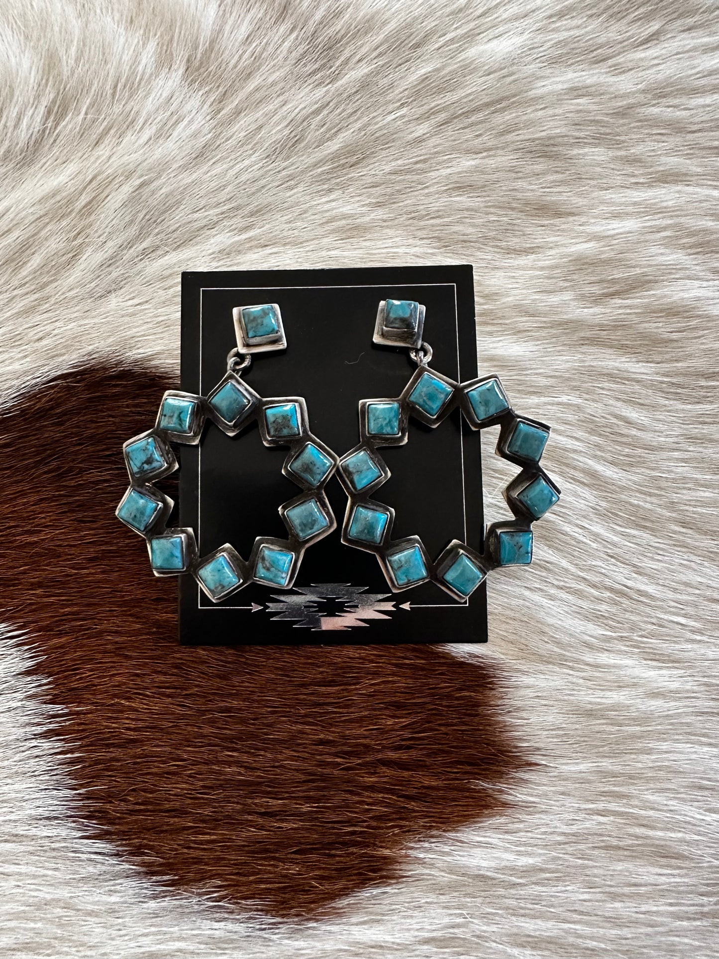 Kingman Square Hoop Earrings