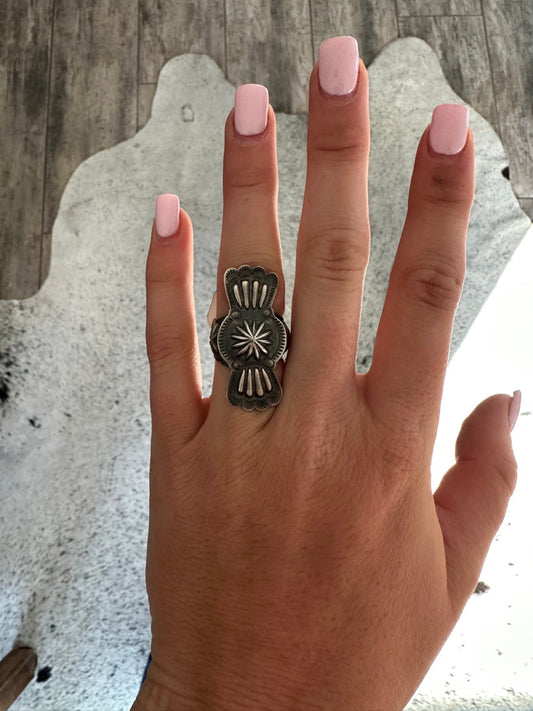 Butterfly Concho Ring