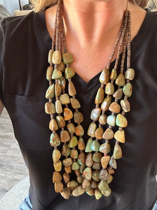 Royston 4 Strand Chunk Necklace