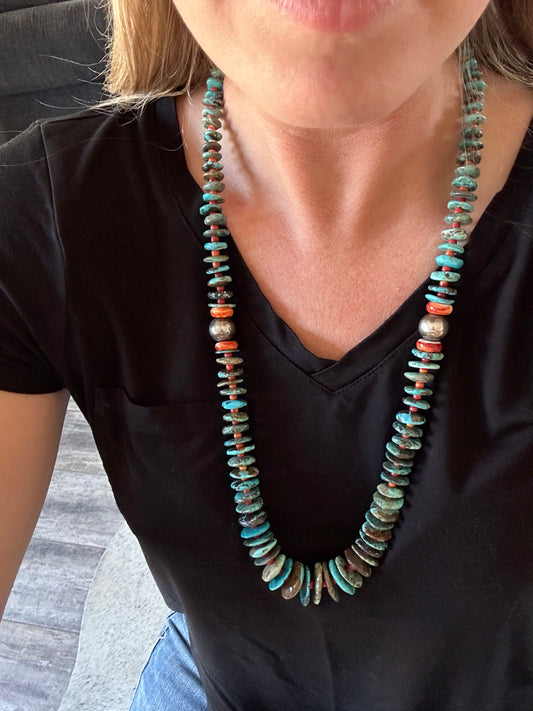 RARE Kingman Spiny Oyster Necklace