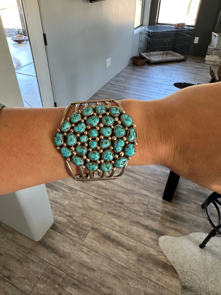 Kingman Cluster Bracelet