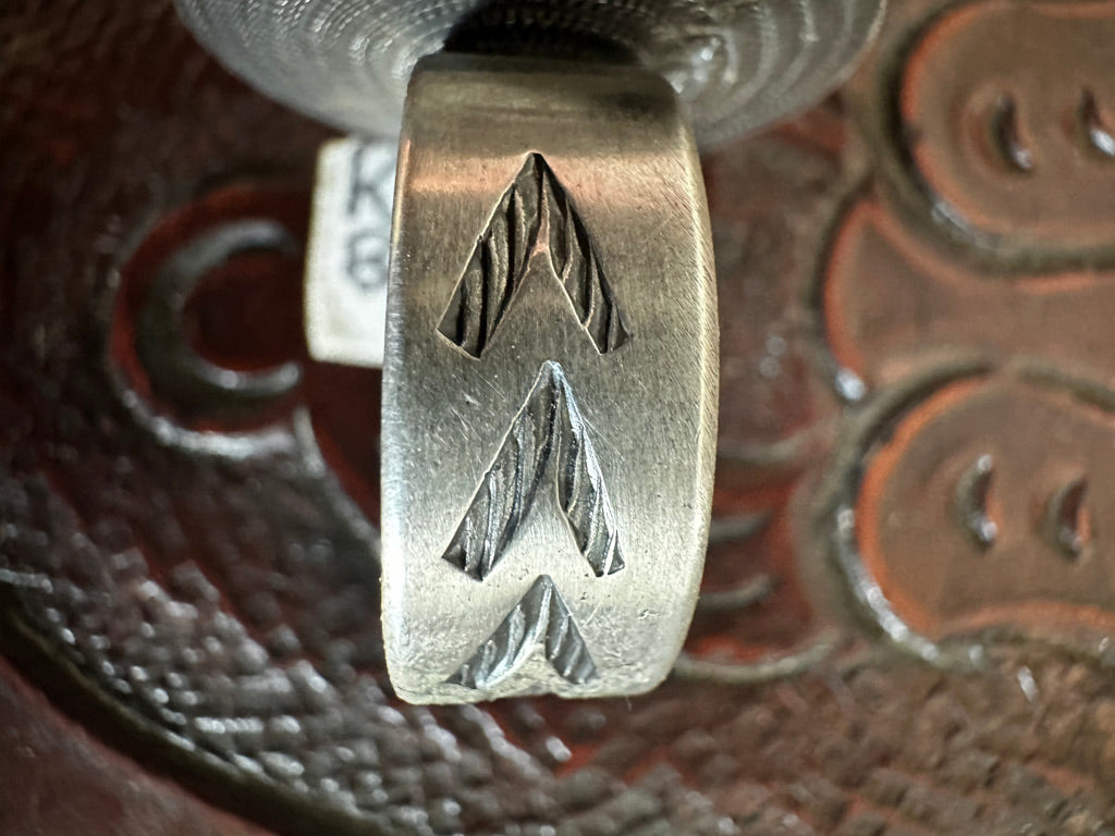 Ceremonial Basket Ring By Roland Begay